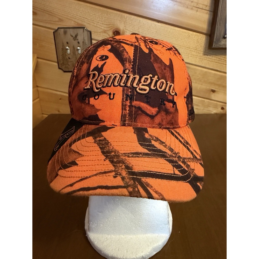 Remington Mossy Oak Blaze Camo Hunting Cap for Men Orange